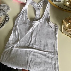 Lulu lemon tank, not hemmed!
